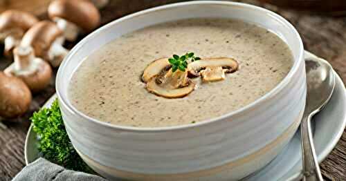 Mushroom & Chia Soup