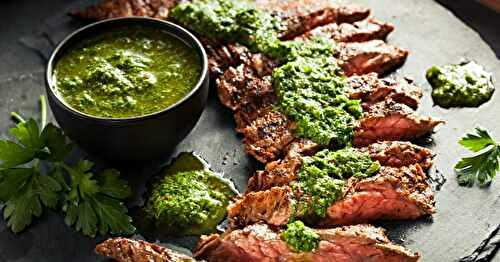 Skirt Steak with Chimichurri Sauce