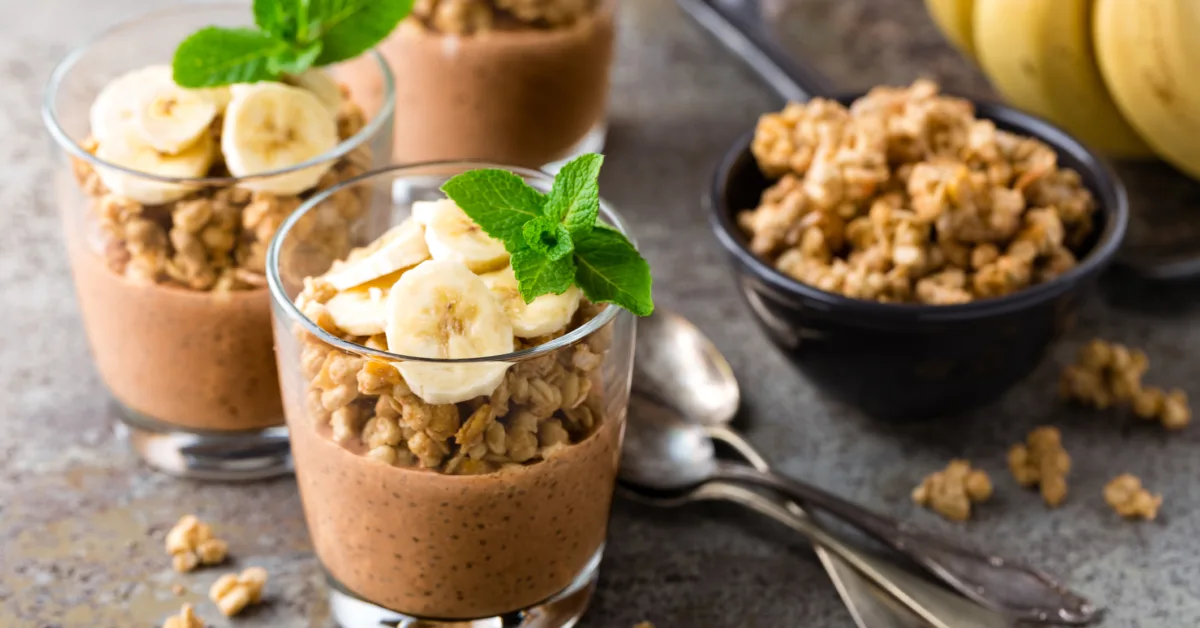 Chocolate Chia Breakfast Pudding