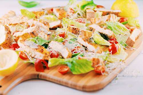 Crispy Polenta Chicken With Caesar Salad – Gourmet Conviction