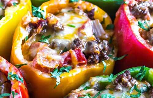 KETO STUFFED PEPPERS