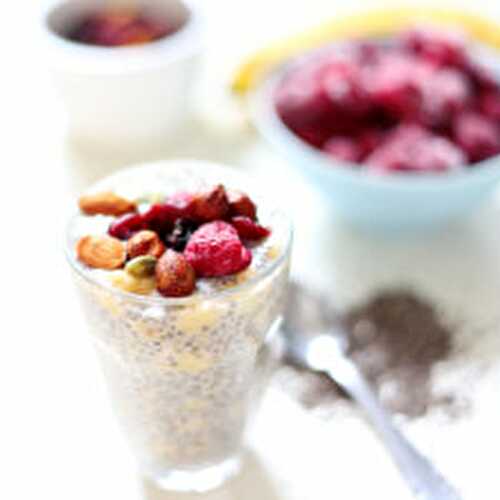 Overnight Chia Pudding with Banana