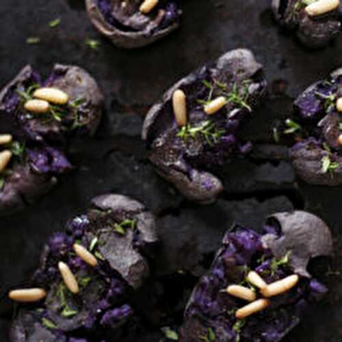 Smashed Purple Potatoes