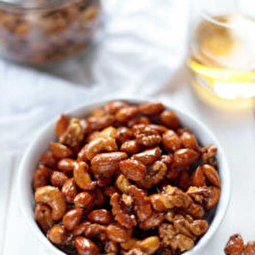 Whiskey and Maple Roasted Nuts