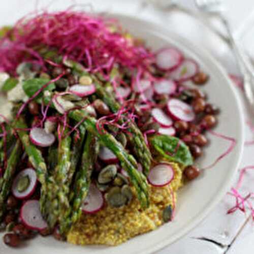 Asparagus and Millet Salad