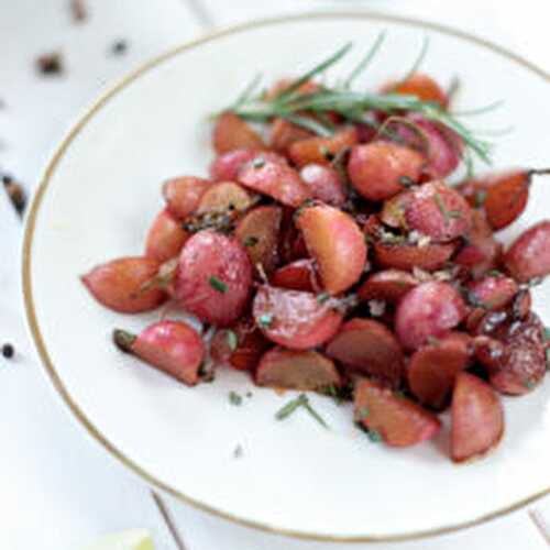 Maple Roasted Radishes