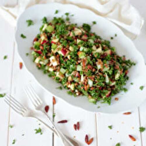 Wheat Berry Salad with Apple and Parsley