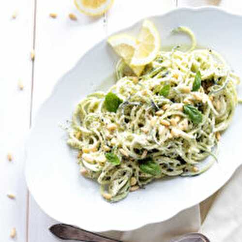 Raw Fettuccine Alfredo