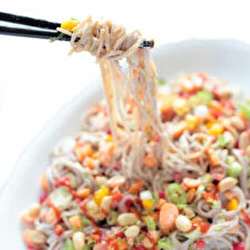 Soba Noodle Salad with Peanut and Ginger