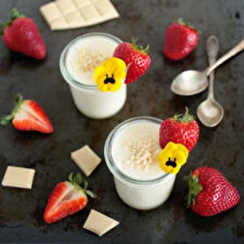 Vegan White Chocolate Mousse + GIVEAWAY