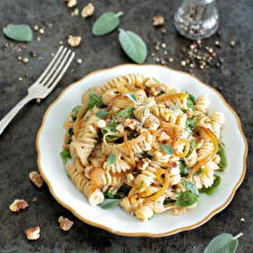 Spinach & Caramelised Onion Pasta