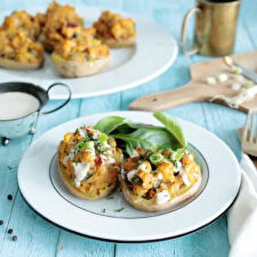 Vegan Loaded Potato Skins