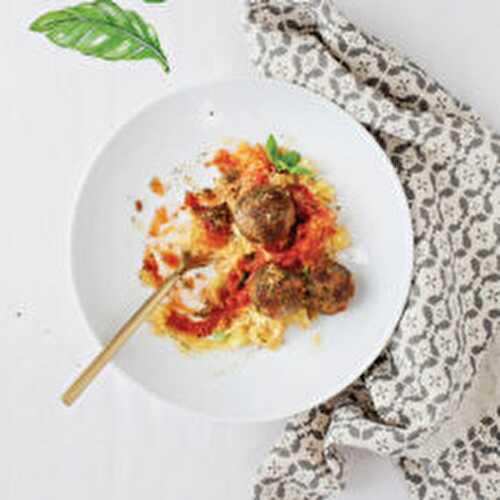 Italian-Style Lentil & Mushroom (Not)Meatballs