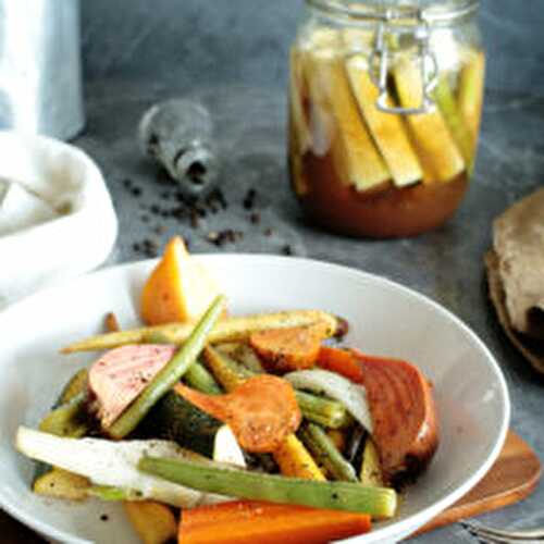 Easy Tamari Pickles