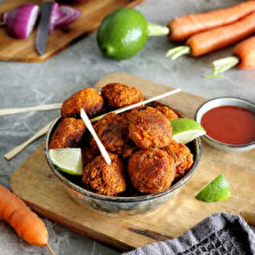 Easy Savory Carrot Balls