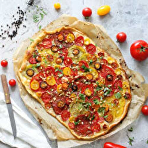 Vegan Tomato Flatbread