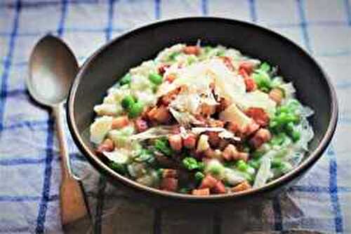 Bacon and Pea Risotto