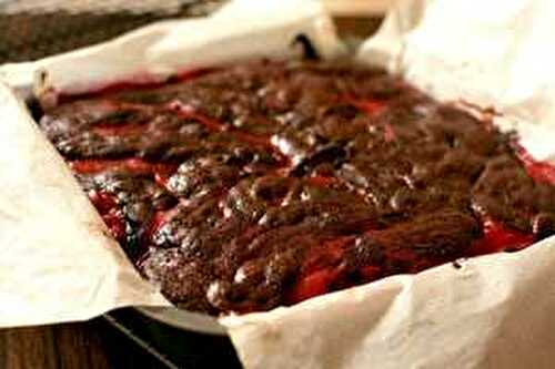 Chocolate and Raspberry Brownies