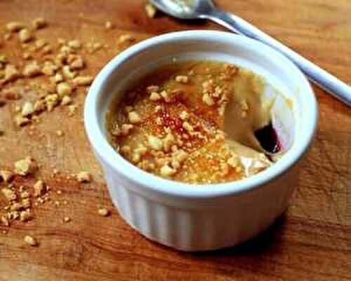 Peanut Butter and Jam Crème Brûlée