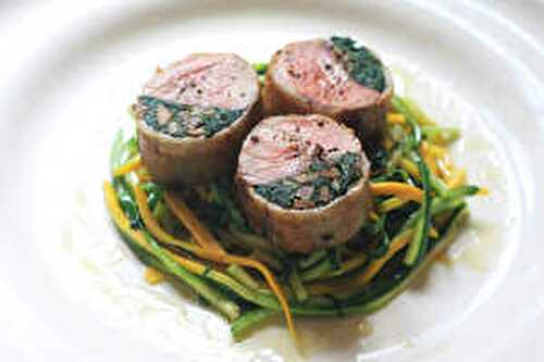 Stuffed Saddle of Lamb