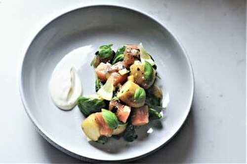 Cured Salmon and Jersey Royals