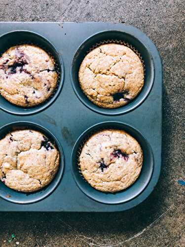 Better than the Bakery GF/DF Blackberry Muffins
