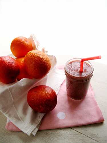 Blood Orange & Rhubarb Smoothie {Recipe Redux}