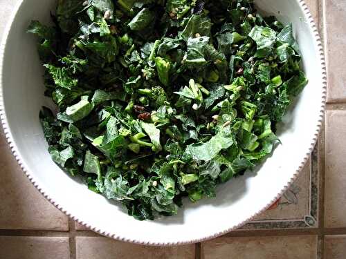 Broccoli, Raisin + Sunflower Salad