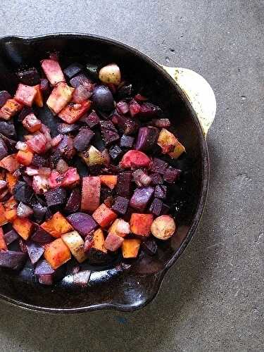 Comforting red flannel hash
