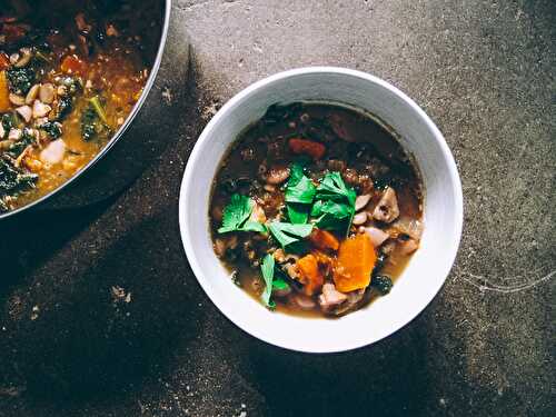 Mushroom, Butternut + Butter Bean Stew