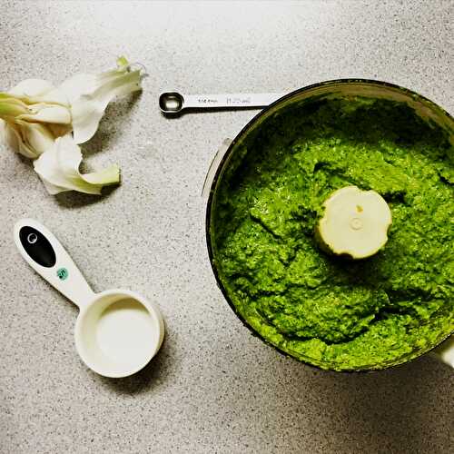 Resourceful hands, all-the-greens interchangeable pesto
