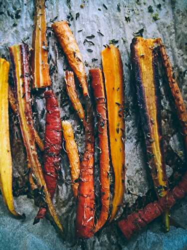 Spring Roasted Carrots and choosing resiliency