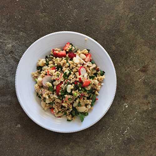 Strawberry Tabbouleh Salad + an early summer catch up