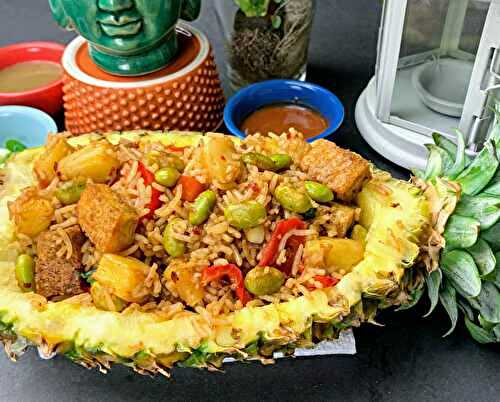 Pineapple Basil Fried Rice (Thai)