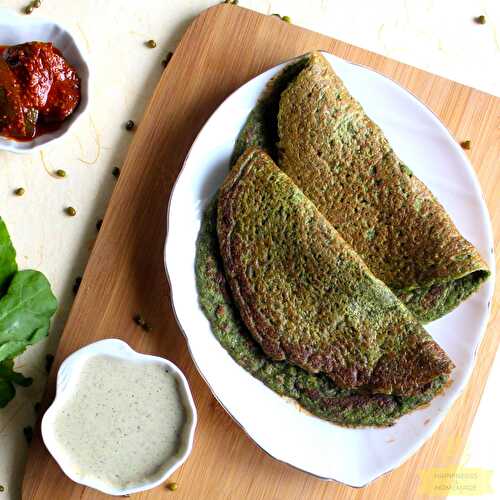 Moong Palak Chilla