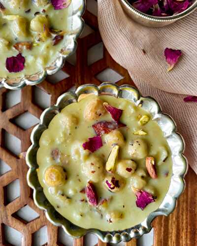 Makhana Kheer Recipe | Foxnut Pudding