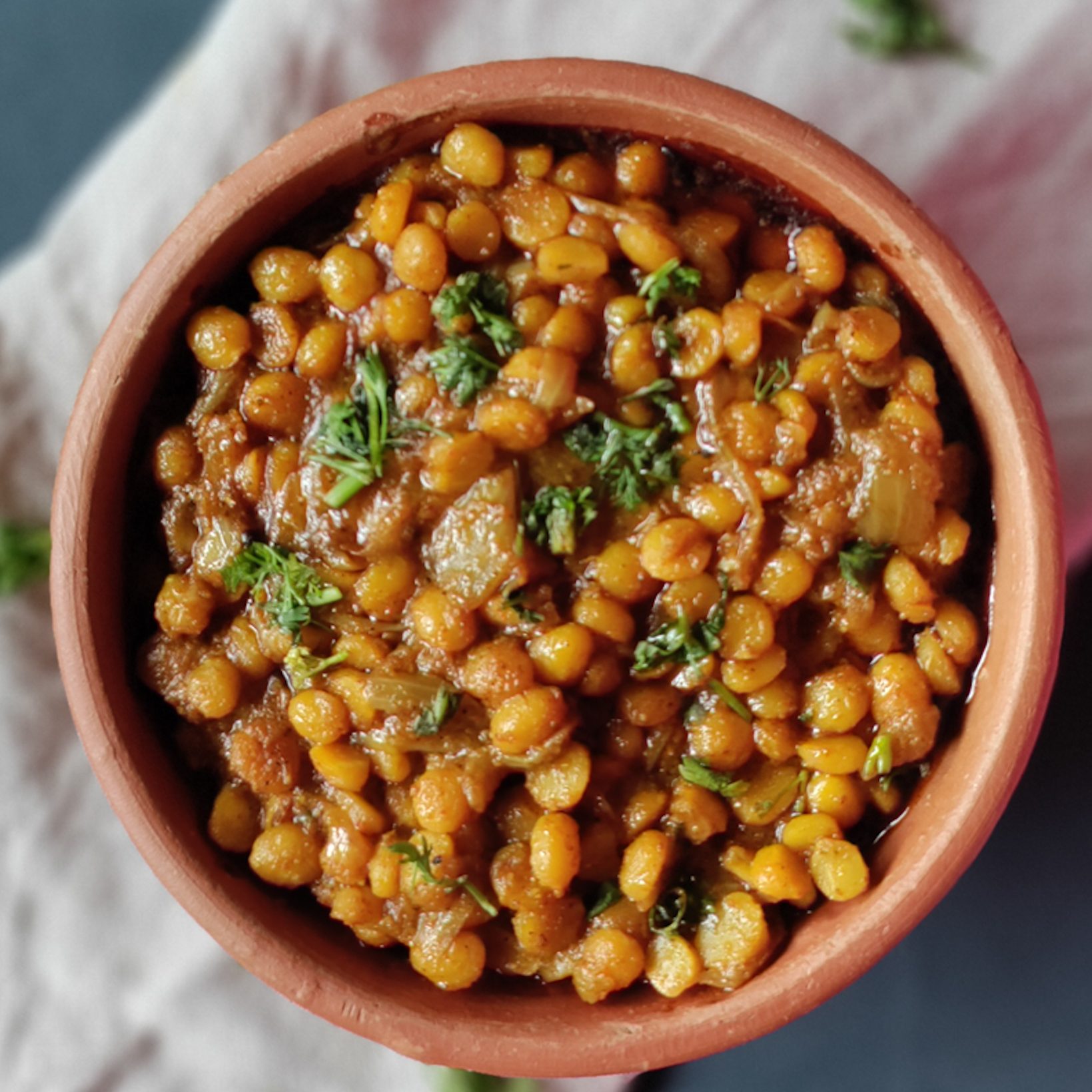 Dal Kanda Recipe | Maharashtrian Dal Kanda Recipe | Chana dal sabji