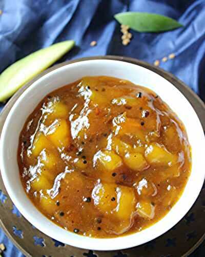 Methamba | Mango Methi Chutney | Authentic Methamba Recipe: A Flavorful Indian Delicacy - Happinesss Is Homemade