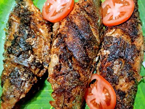 Mackerel fish (bangda) tawa fry  recipe