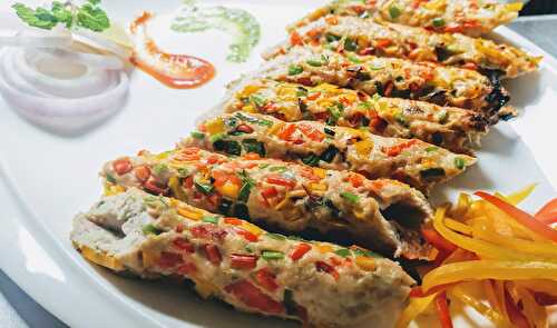 Gilafi Seekh Kebab recipe chicken