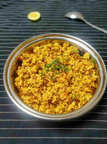 Paneer bhurji recipe