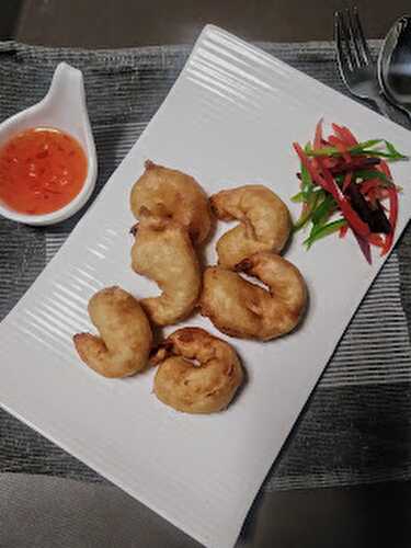 Golden fried prawns recipe
