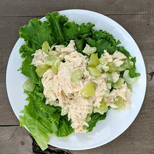 Low Calorie Chicken Salad Lettuce Wrap