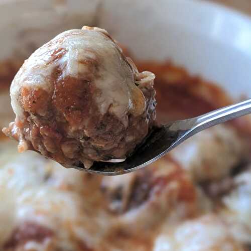 Cheesy Healthy Meatball Recipe
