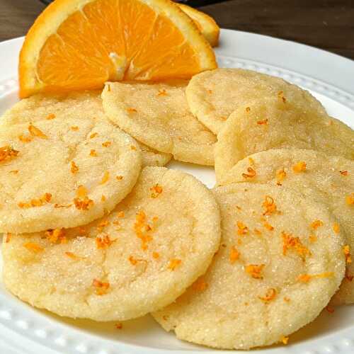 Low Calorie Orange Sugar Cookie