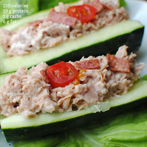 Cucumber Tuna Boats