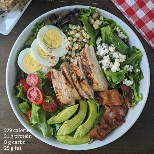 Healthy Grilled Chicken Cobb Salad