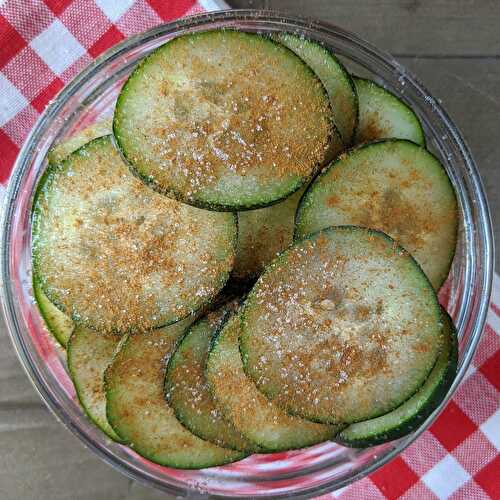 Low Calorie Cinnamon Cucumbers