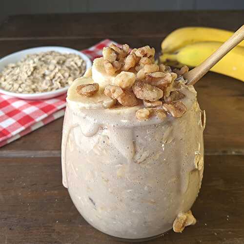 Best Banana Bread Overnight Oats