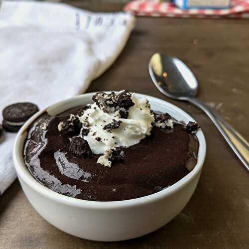Cookies and Cream Protein Pudding